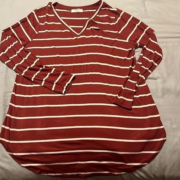 Zenana‎ stripped shirt - Picture 1 of 3
